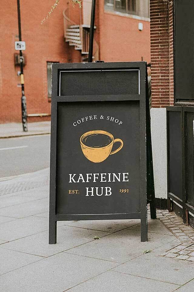 A-frame signs Adelaide sandwich board signage