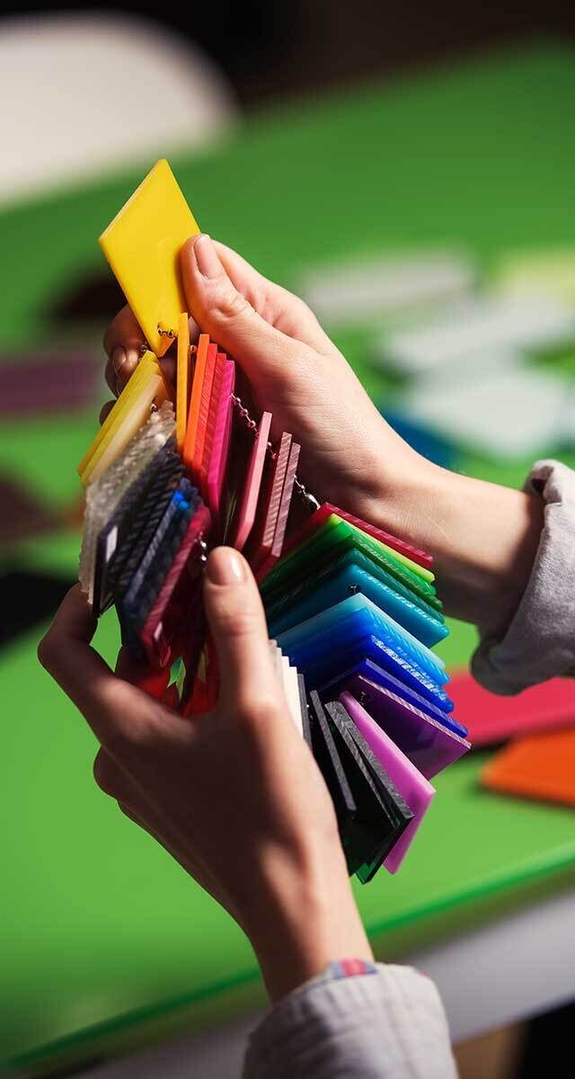 Acrylic signs adelaide colour options