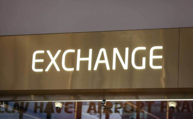 push-through lettering on acrylic sign