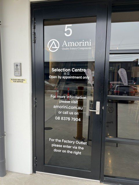 Adelaide signage vinyl lettering